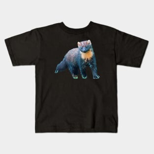 Marten - Woodland Themed Kids Room, Funny Gifts For Forester, Cute Anima Kids T-Shirt